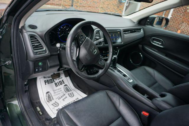 2017 Misty Green Pearl /Gray Honda HR-V EX-L (3CZRU6H77HM) with an 1.8L I-4 variable valve control engine, located at 312 Centre Ave, Schuylkill Haven, PA, 17972, (570) 593-5278, 40.638130, -76.177383 - Photo#12