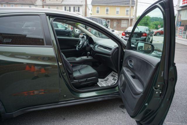 2017 Misty Green Pearl /Gray Honda HR-V EX-L (3CZRU6H77HM) with an 1.8L I-4 variable valve control engine, located at 312 Centre Ave, Schuylkill Haven, PA, 17972, (570) 593-5278, 40.638130, -76.177383 - Photo#24