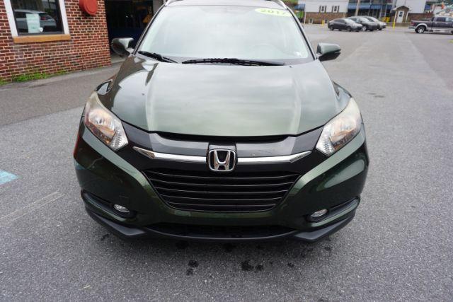 2017 Misty Green Pearl /Gray Honda HR-V EX-L (3CZRU6H77HM) with an 1.8L I-4 variable valve control engine, located at 312 Centre Ave, Schuylkill Haven, PA, 17972, (570) 593-5278, 40.638130, -76.177383 - Photo#2