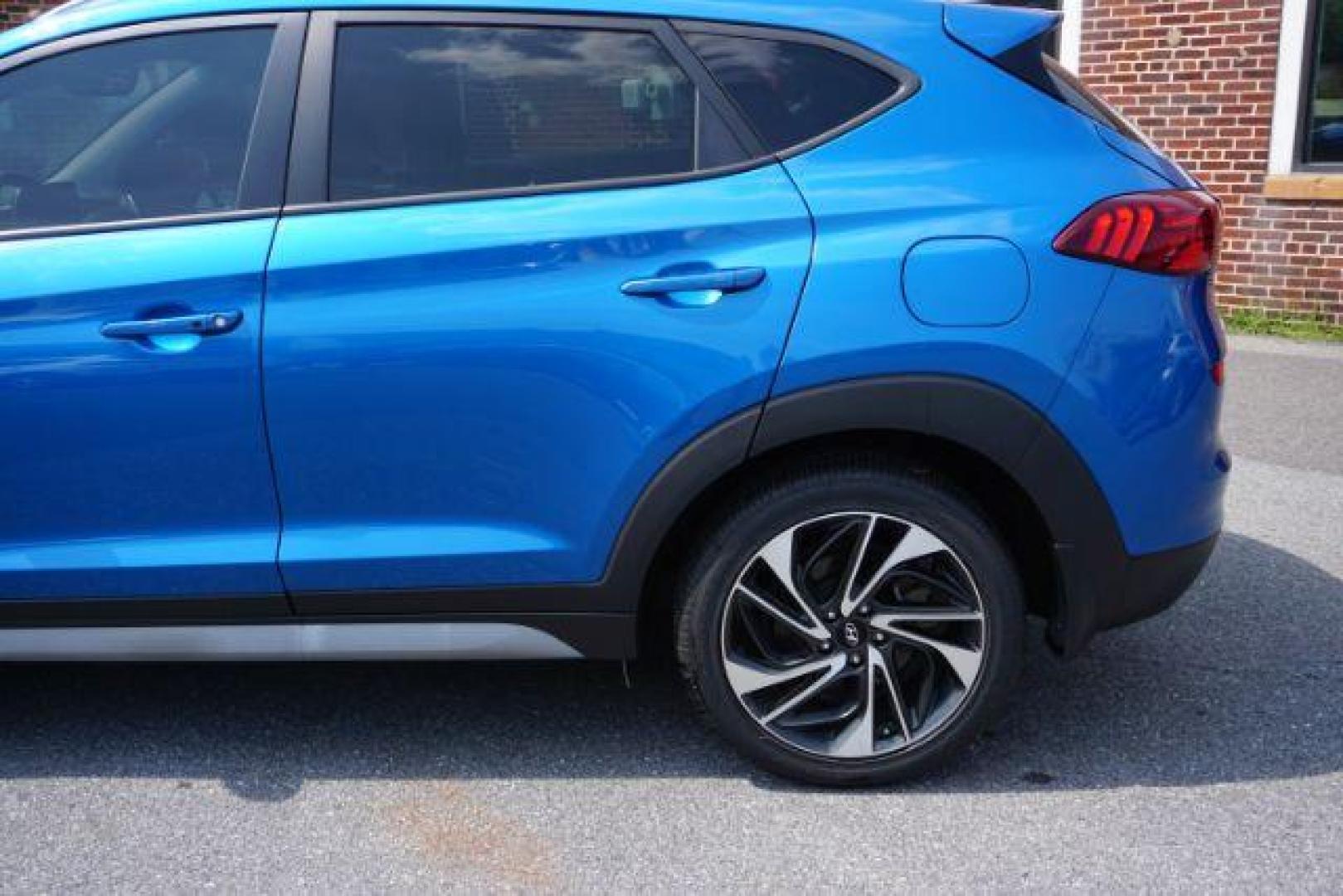 2021 Aqua Blue /Gray Hyundai Tucson Sport (KM8J3CALXMU) with an Theta 2.4L I-4 gasoline direct injection engine, located at 312 Centre Ave, Schuylkill Haven, PA, 17972, (570) 593-5278, 40.638130, -76.177383 - Photo#1