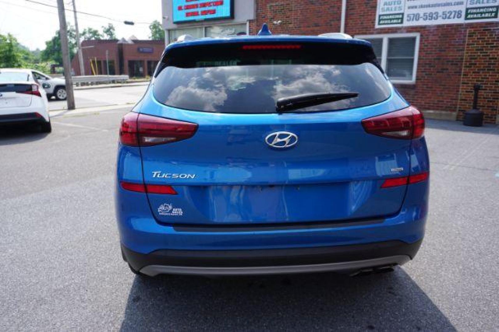2021 Aqua Blue /Gray Hyundai Tucson Sport (KM8J3CALXMU) with an Theta 2.4L I-4 gasoline direct injection engine, located at 312 Centre Ave, Schuylkill Haven, PA, 17972, (570) 593-5278, 40.638130, -76.177383 - Photo#4