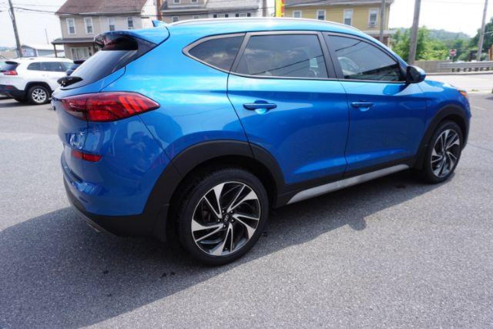2021 Aqua Blue /Gray Hyundai Tucson Sport (KM8J3CALXMU) with an Theta 2.4L I-4 gasoline direct injection engine, located at 312 Centre Ave, Schuylkill Haven, PA, 17972, (570) 593-5278, 40.638130, -76.177383 - Photo#6