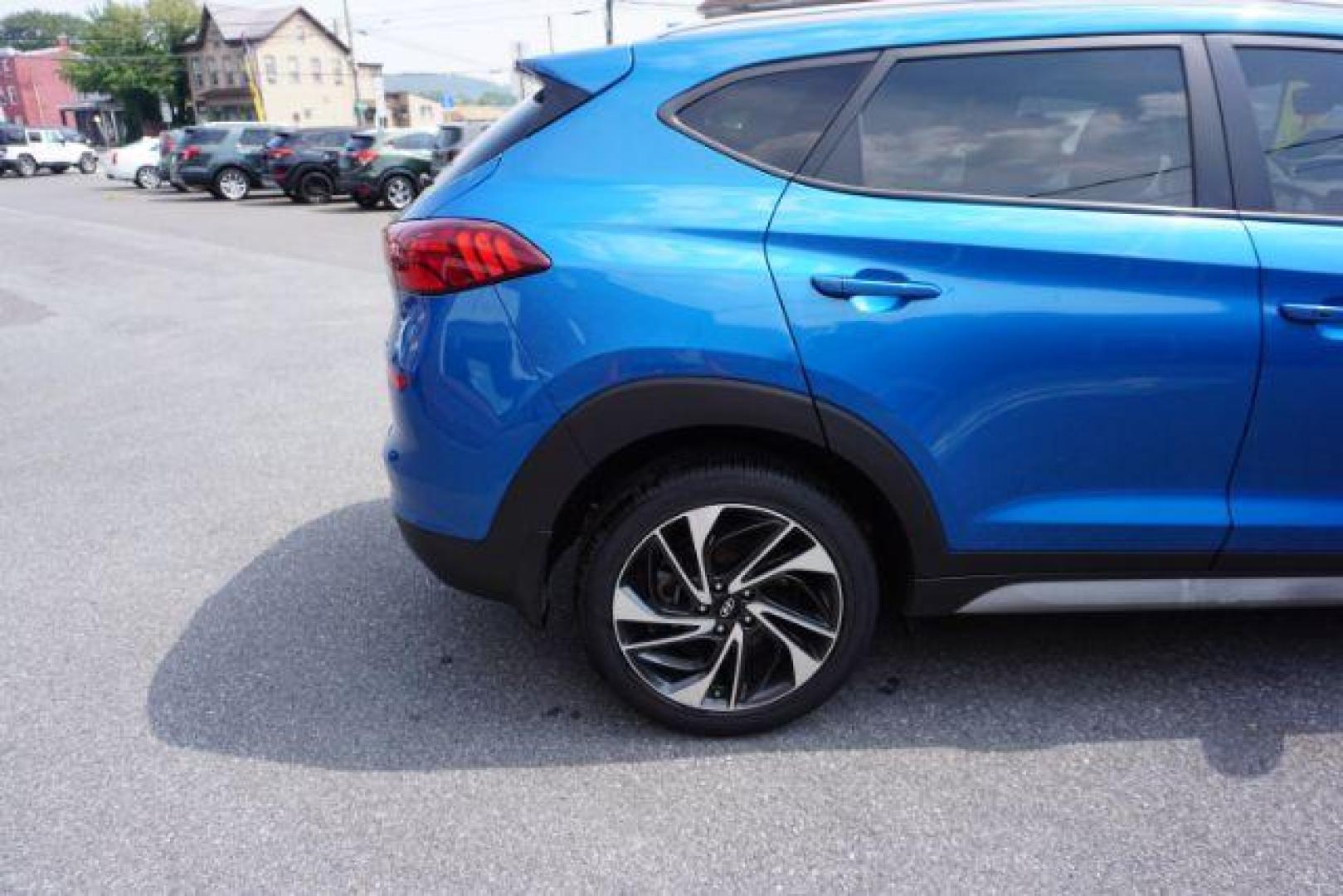 2021 Aqua Blue /Gray Hyundai Tucson Sport (KM8J3CALXMU) with an Theta 2.4L I-4 gasoline direct injection engine, located at 312 Centre Ave, Schuylkill Haven, PA, 17972, (570) 593-5278, 40.638130, -76.177383 - Photo#7