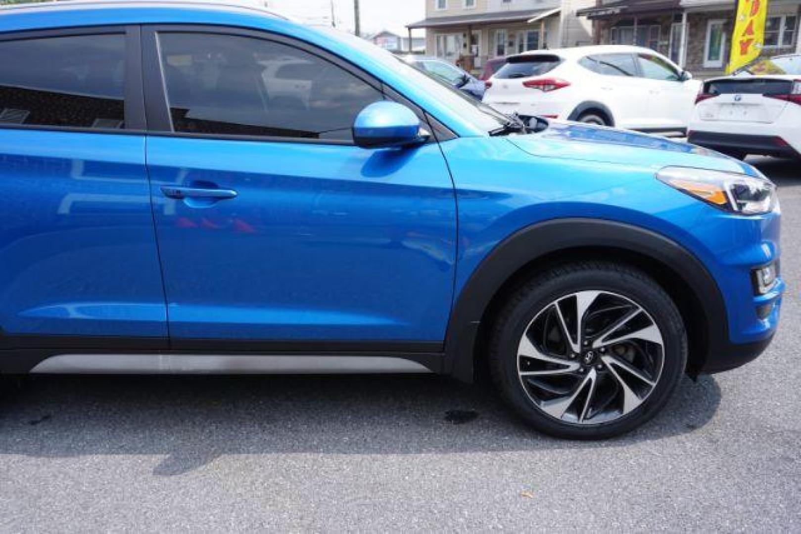 2021 Aqua Blue /Gray Hyundai Tucson Sport (KM8J3CALXMU) with an Theta 2.4L I-4 gasoline direct injection engine, located at 312 Centre Ave, Schuylkill Haven, PA, 17972, (570) 593-5278, 40.638130, -76.177383 - Photo#11