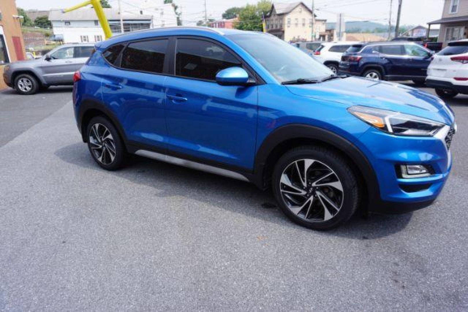 2021 Aqua Blue /Gray Hyundai Tucson Sport (KM8J3CALXMU) with an Theta 2.4L I-4 gasoline direct injection engine, located at 312 Centre Ave, Schuylkill Haven, PA, 17972, (570) 593-5278, 40.638130, -76.177383 - Photo#12
