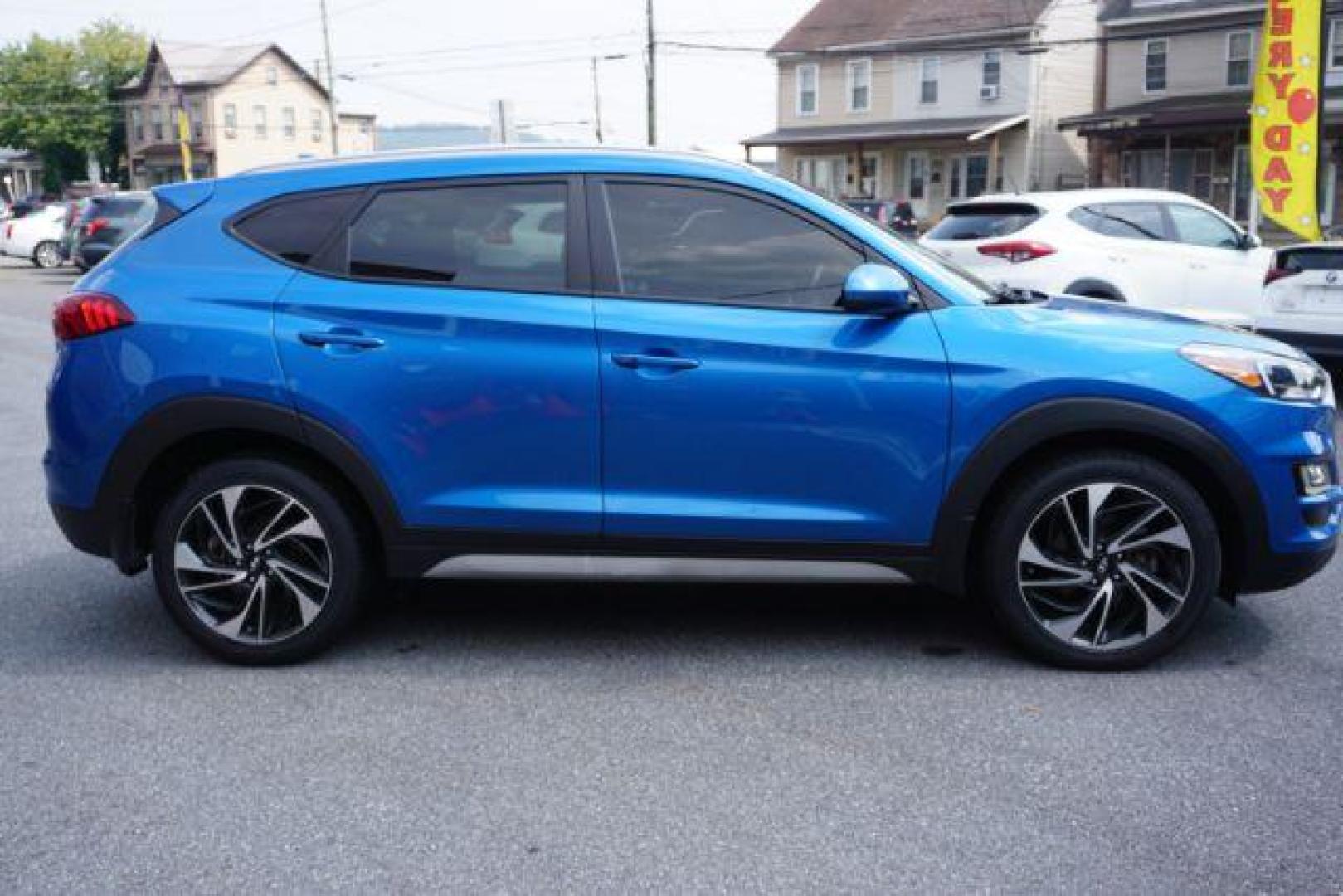 2021 Aqua Blue /Gray Hyundai Tucson Sport (KM8J3CALXMU) with an Theta 2.4L I-4 gasoline direct injection engine, located at 312 Centre Ave, Schuylkill Haven, PA, 17972, (570) 593-5278, 40.638130, -76.177383 - Photo#13