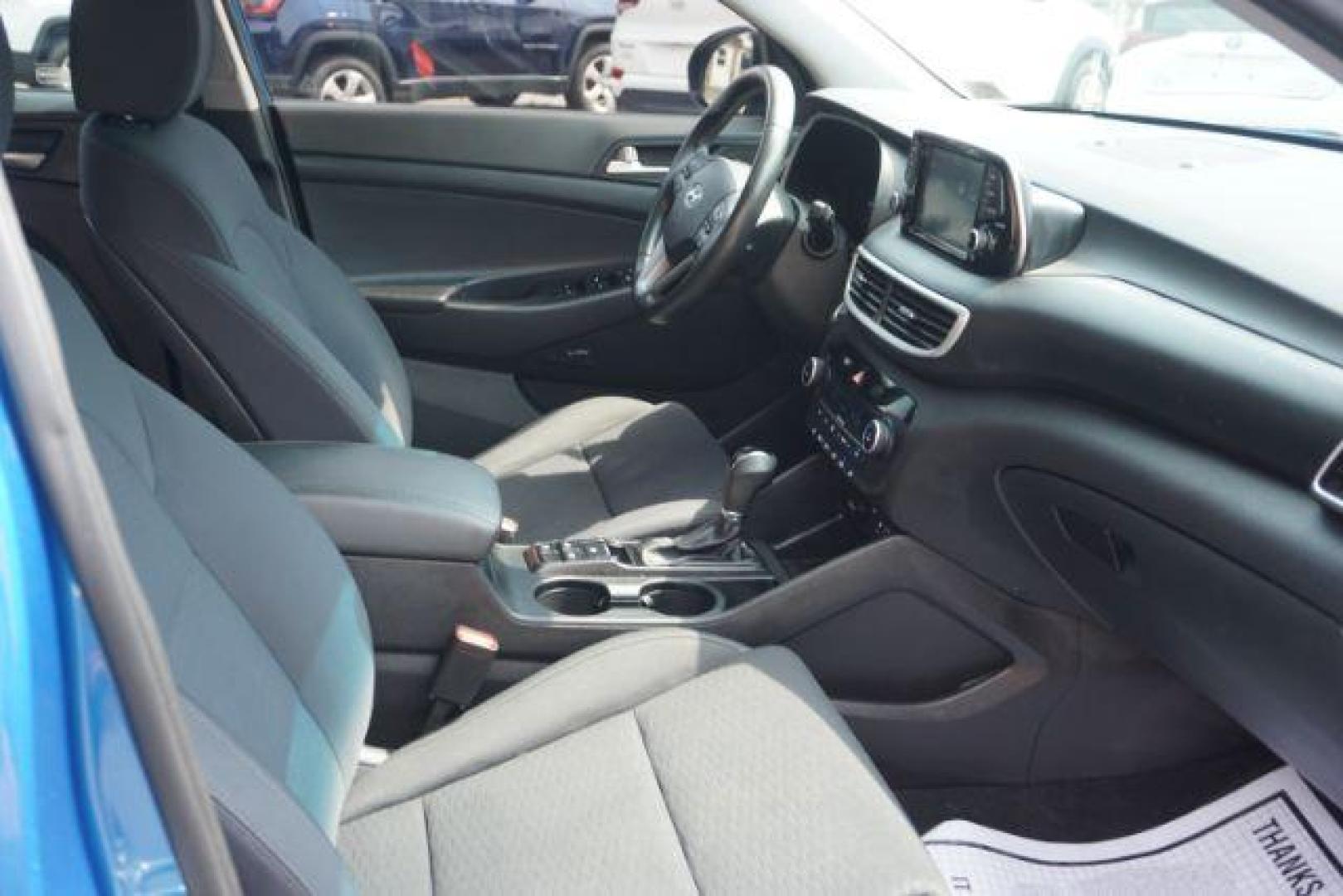 2021 Aqua Blue /Gray Hyundai Tucson Sport (KM8J3CALXMU) with an Theta 2.4L I-4 gasoline direct injection engine, located at 312 Centre Ave, Schuylkill Haven, PA, 17972, (570) 593-5278, 40.638130, -76.177383 - Photo#20