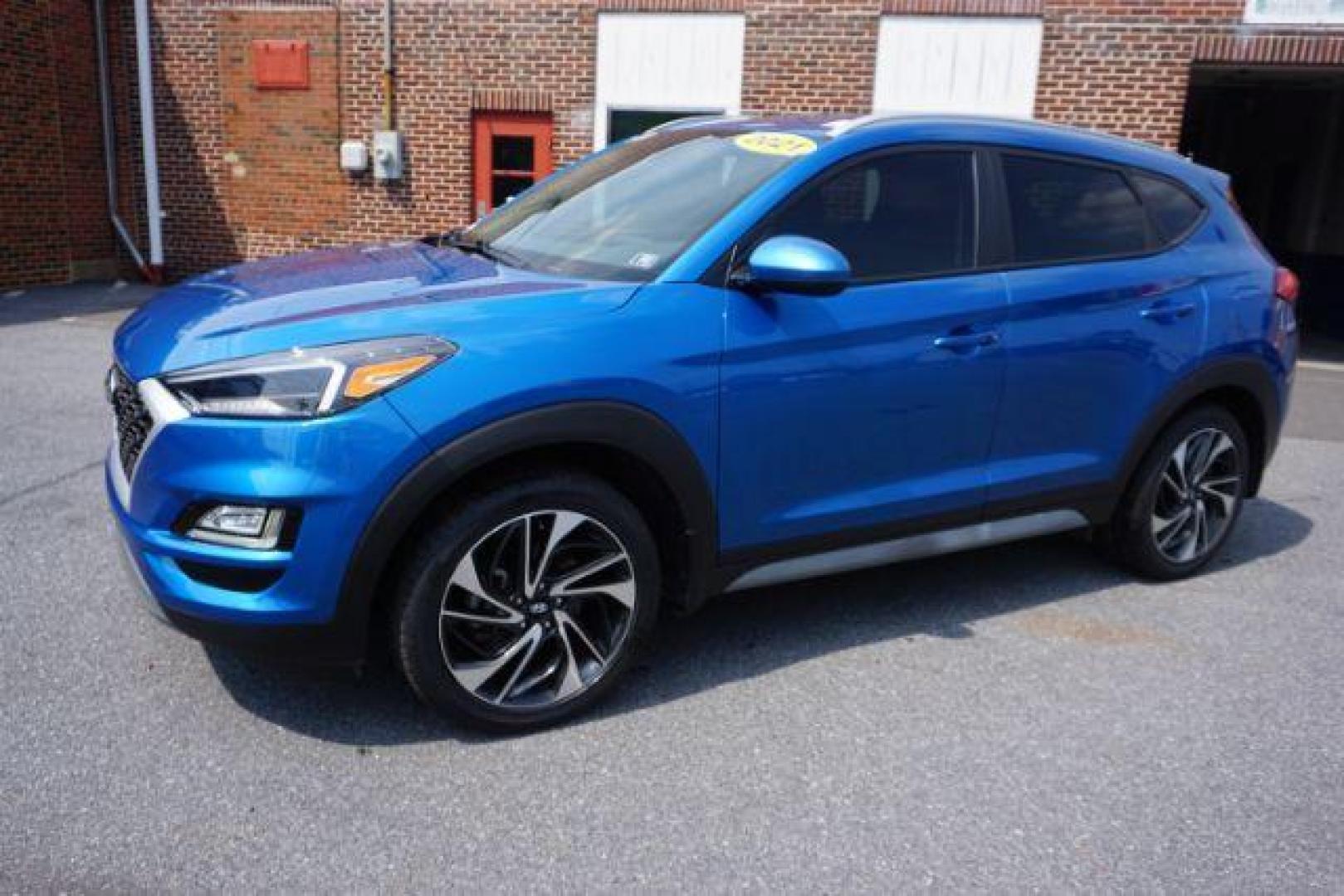2021 Aqua Blue /Gray Hyundai Tucson Sport (KM8J3CALXMU) with an Theta 2.4L I-4 gasoline direct injection engine, located at 312 Centre Ave, Schuylkill Haven, PA, 17972, (570) 593-5278, 40.638130, -76.177383 - Photo#9