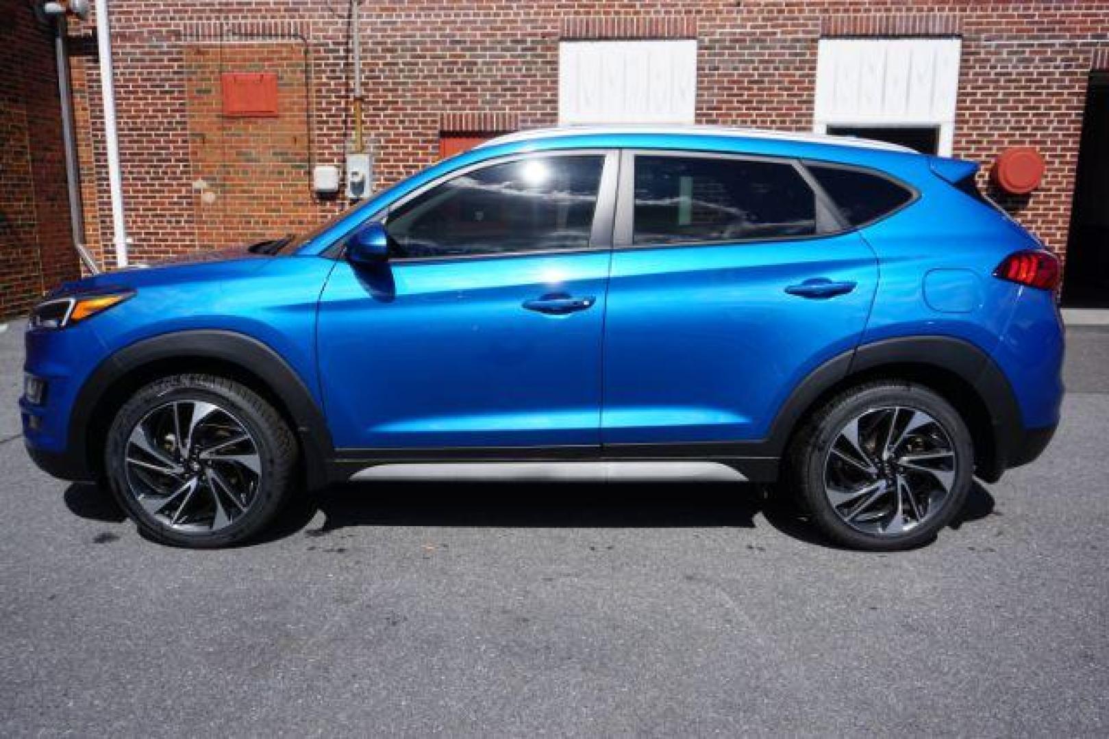 2021 Aqua Blue /Gray Hyundai Tucson Sport (KM8J3CALXMU) with an Theta 2.4L I-4 gasoline direct injection engine, located at 312 Centre Ave, Schuylkill Haven, PA, 17972, (570) 593-5278, 40.638130, -76.177383 - Photo#23