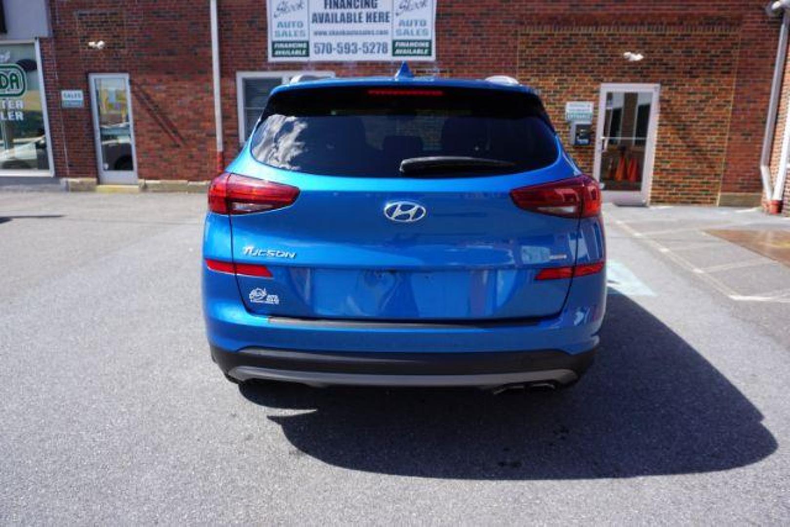 2021 Aqua Blue /Gray Hyundai Tucson Sport (KM8J3CALXMU) with an Theta 2.4L I-4 gasoline direct injection engine, located at 312 Centre Ave, Schuylkill Haven, PA, 17972, (570) 593-5278, 40.638130, -76.177383 - Photo#32