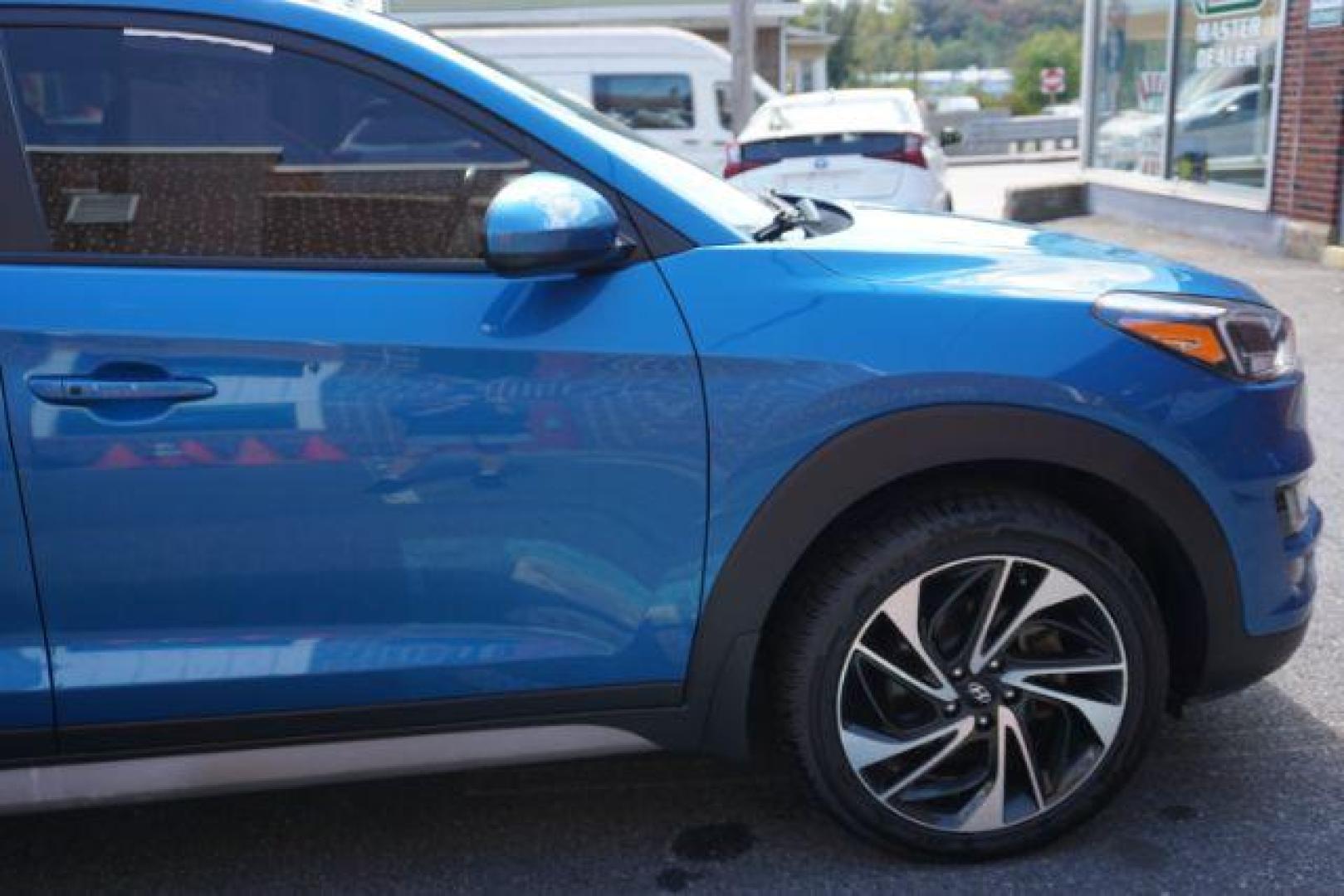 2021 Aqua Blue /Gray Hyundai Tucson Sport (KM8J3CALXMU) with an Theta 2.4L I-4 gasoline direct injection engine, located at 312 Centre Ave, Schuylkill Haven, PA, 17972, (570) 593-5278, 40.638130, -76.177383 - Photo#82