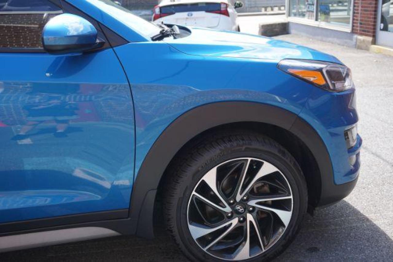 2021 Aqua Blue /Gray Hyundai Tucson Sport (KM8J3CALXMU) with an Theta 2.4L I-4 gasoline direct injection engine, located at 312 Centre Ave, Schuylkill Haven, PA, 17972, (570) 593-5278, 40.638130, -76.177383 - Photo#83