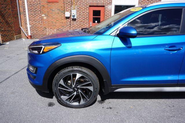 2021 Aqua Blue /Gray Hyundai Tucson Sport (KM8J3CALXMU) with an Theta 2.4L I-4 gasoline direct injection engine, located at 312 Centre Ave, Schuylkill Haven, PA, 17972, (570) 593-5278, 40.638130, -76.177383 - Photo#3