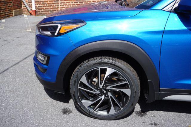 2021 Aqua Blue /Gray Hyundai Tucson Sport (KM8J3CALXMU) with an Theta 2.4L I-4 gasoline direct injection engine, located at 312 Centre Ave, Schuylkill Haven, PA, 17972, (570) 593-5278, 40.638130, -76.177383 - Photo#4