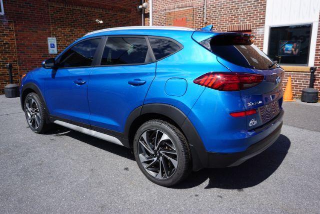 2021 Aqua Blue /Gray Hyundai Tucson Sport (KM8J3CALXMU) with an Theta 2.4L I-4 gasoline direct injection engine, located at 312 Centre Ave, Schuylkill Haven, PA, 17972, (570) 593-5278, 40.638130, -76.177383 - Photo#7
