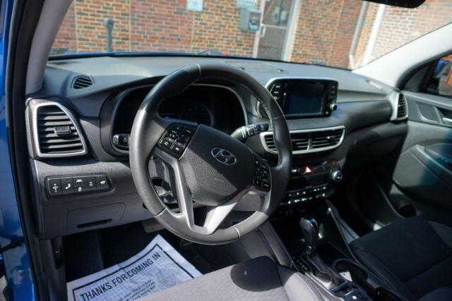 2021 Aqua Blue /Gray Hyundai Tucson Sport (KM8J3CALXMU) with an Theta 2.4L I-4 gasoline direct injection engine, located at 312 Centre Ave, Schuylkill Haven, PA, 17972, (570) 593-5278, 40.638130, -76.177383 - Photo#18