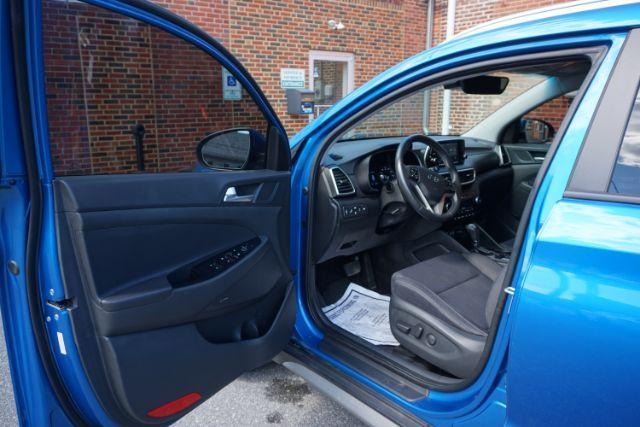 2021 Aqua Blue /Gray Hyundai Tucson Sport (KM8J3CALXMU) with an Theta 2.4L I-4 gasoline direct injection engine, located at 312 Centre Ave, Schuylkill Haven, PA, 17972, (570) 593-5278, 40.638130, -76.177383 - Photo#25