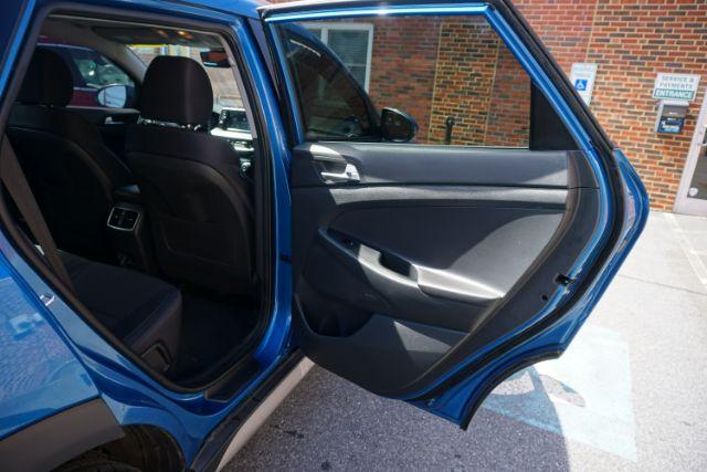 2021 Aqua Blue /Gray Hyundai Tucson Sport (KM8J3CALXMU) with an Theta 2.4L I-4 gasoline direct injection engine, located at 312 Centre Ave, Schuylkill Haven, PA, 17972, (570) 593-5278, 40.638130, -76.177383 - Photo#37