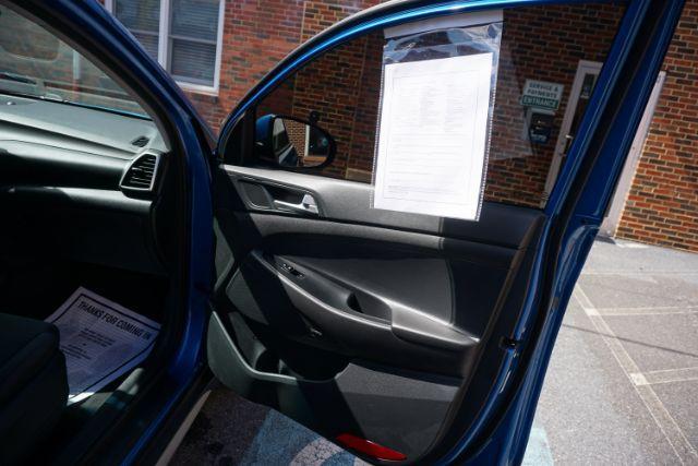 2021 Aqua Blue /Gray Hyundai Tucson Sport (KM8J3CALXMU) with an Theta 2.4L I-4 gasoline direct injection engine, located at 312 Centre Ave, Schuylkill Haven, PA, 17972, (570) 593-5278, 40.638130, -76.177383 - Photo#42