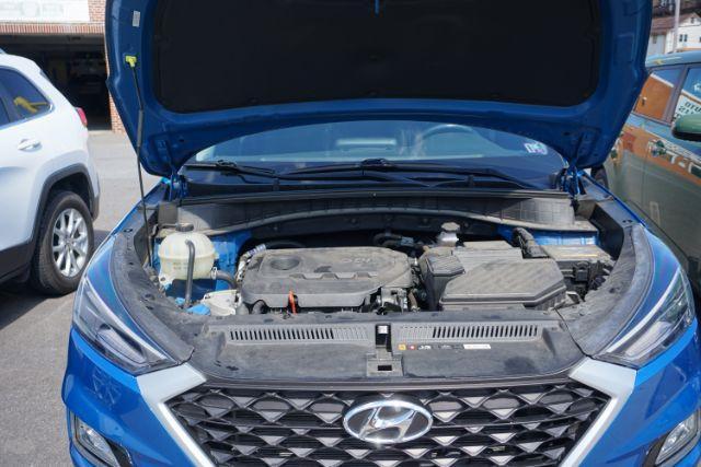 2021 Aqua Blue /Gray Hyundai Tucson Sport (KM8J3CALXMU) with an Theta 2.4L I-4 gasoline direct injection engine, located at 312 Centre Ave, Schuylkill Haven, PA, 17972, (570) 593-5278, 40.638130, -76.177383 - Photo#44