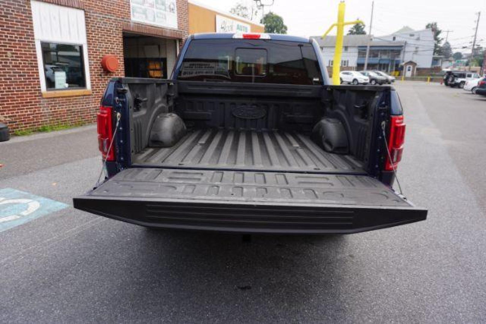 2017 Lightning Blue /Medium Light Camel Ford F-150 LARIAT (1FTEW1EP3HF) with an EcoBoost 2.7L V-6 gasoline direct injection engine, located at 312 Centre Ave, Schuylkill Haven, PA, 17972, (570) 593-5278, 40.638130, -76.177383 - Photo#11