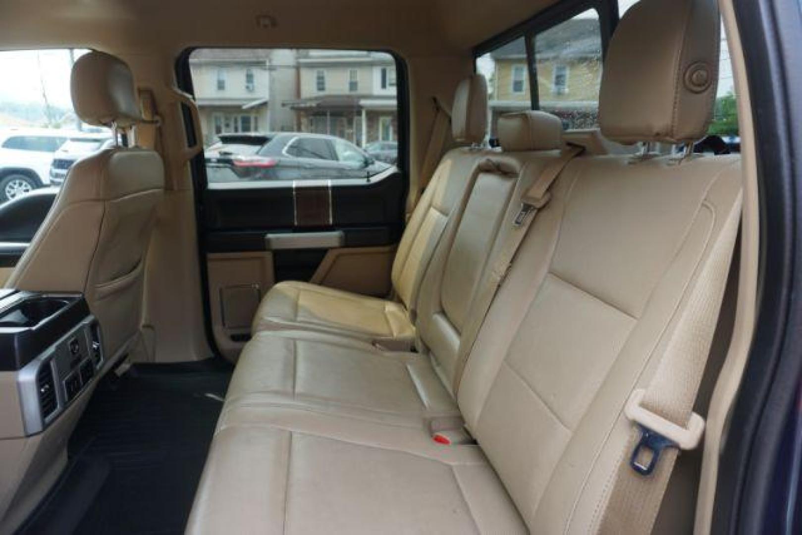 2017 Lightning Blue /Medium Light Camel Ford F-150 LARIAT (1FTEW1EP3HF) with an EcoBoost 2.7L V-6 gasoline direct injection engine, located at 312 Centre Ave, Schuylkill Haven, PA, 17972, (570) 593-5278, 40.638130, -76.177383 - Photo#17