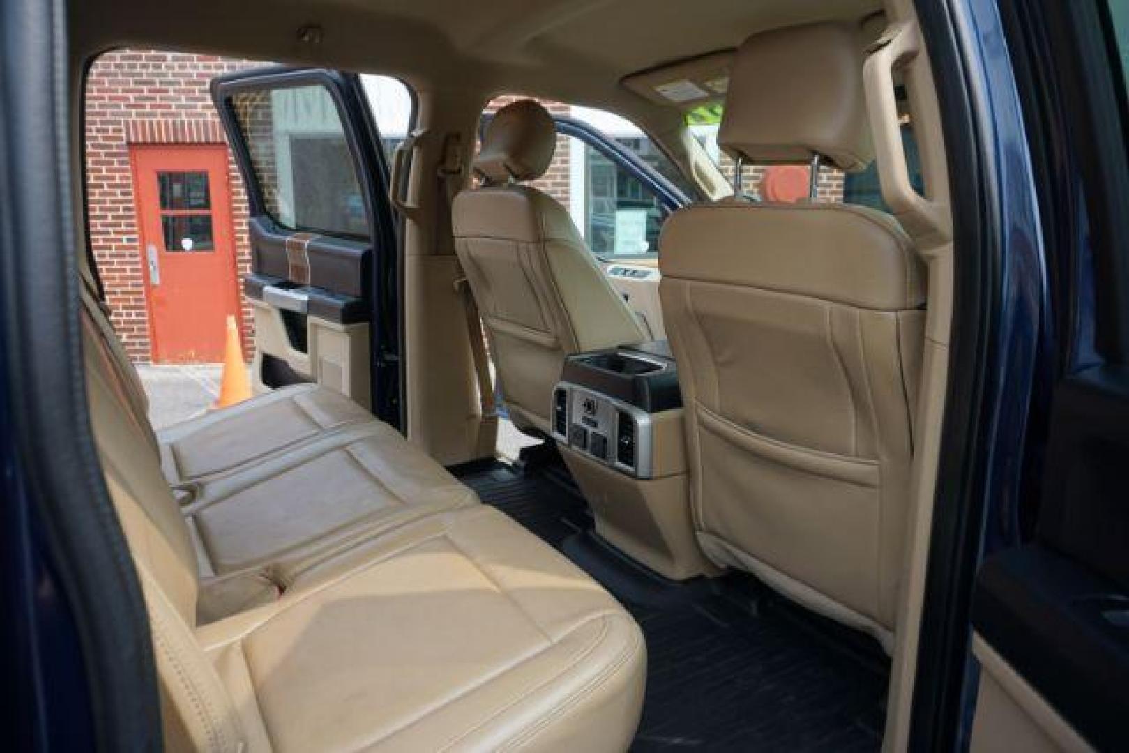 2017 Lightning Blue /Medium Light Camel Ford F-150 LARIAT (1FTEW1EP3HF) with an EcoBoost 2.7L V-6 gasoline direct injection engine, located at 312 Centre Ave, Schuylkill Haven, PA, 17972, (570) 593-5278, 40.638130, -76.177383 - Photo#20