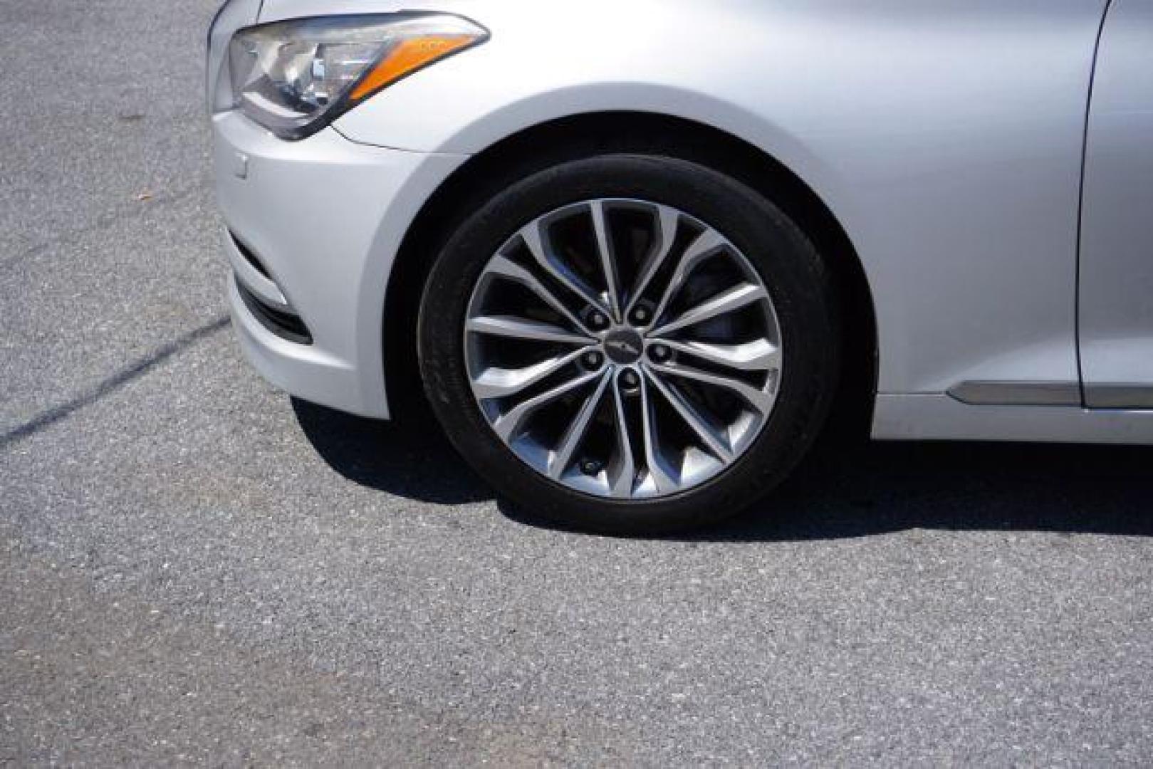 2015 Empire State Gray /Grey Hyundai Genesis 3.8 (KMHGN4JE0FU) with an Lambda 3.8L V-6 gasoline direct injection engine, located at 312 Centre Ave, Schuylkill Haven, PA, 17972, (570) 593-5278, 40.638130, -76.177383 - Photo#13