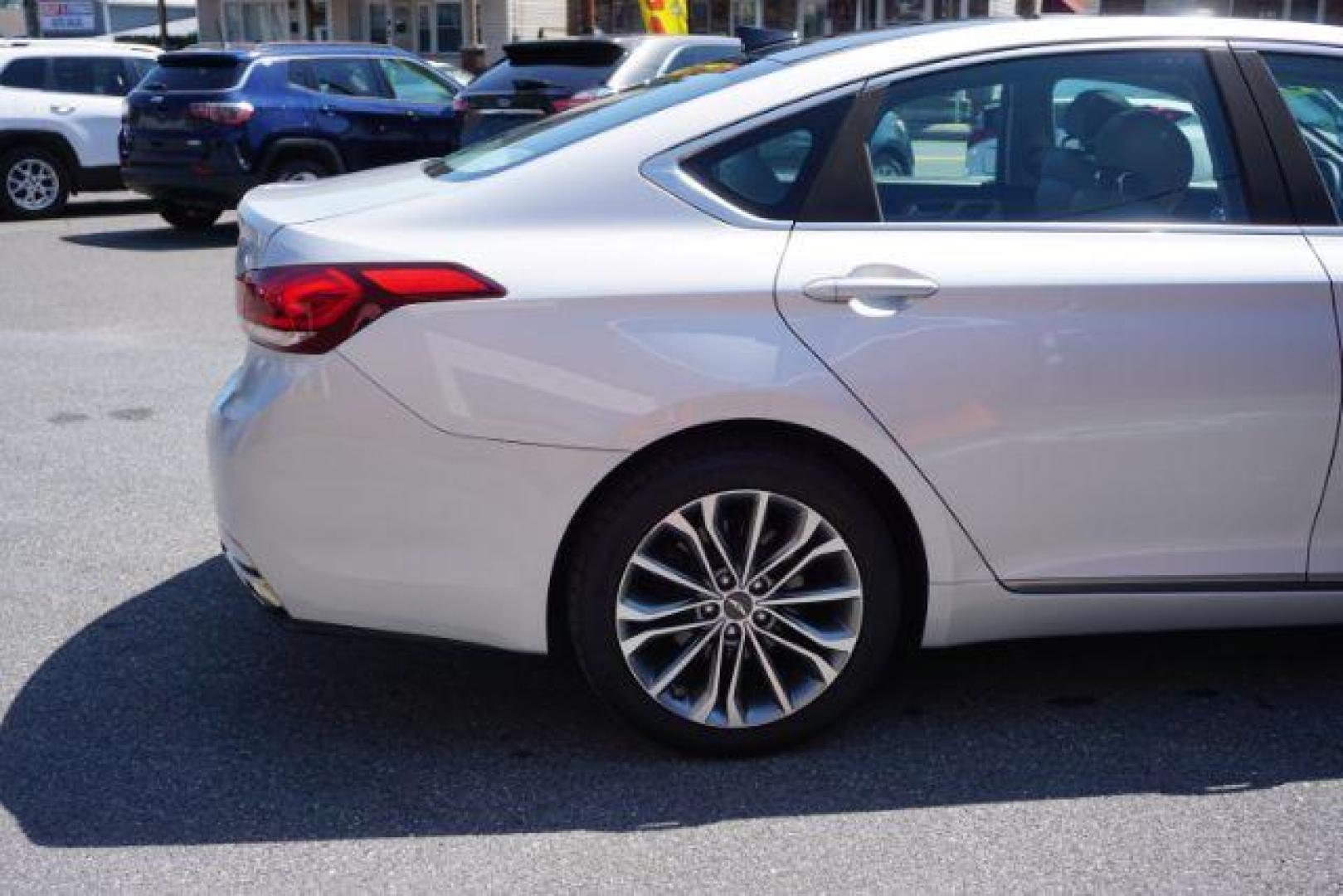 2015 Empire State Gray /Grey Hyundai Genesis 3.8 (KMHGN4JE0FU) with an Lambda 3.8L V-6 gasoline direct injection engine, located at 312 Centre Ave, Schuylkill Haven, PA, 17972, (570) 593-5278, 40.638130, -76.177383 - Photo#7