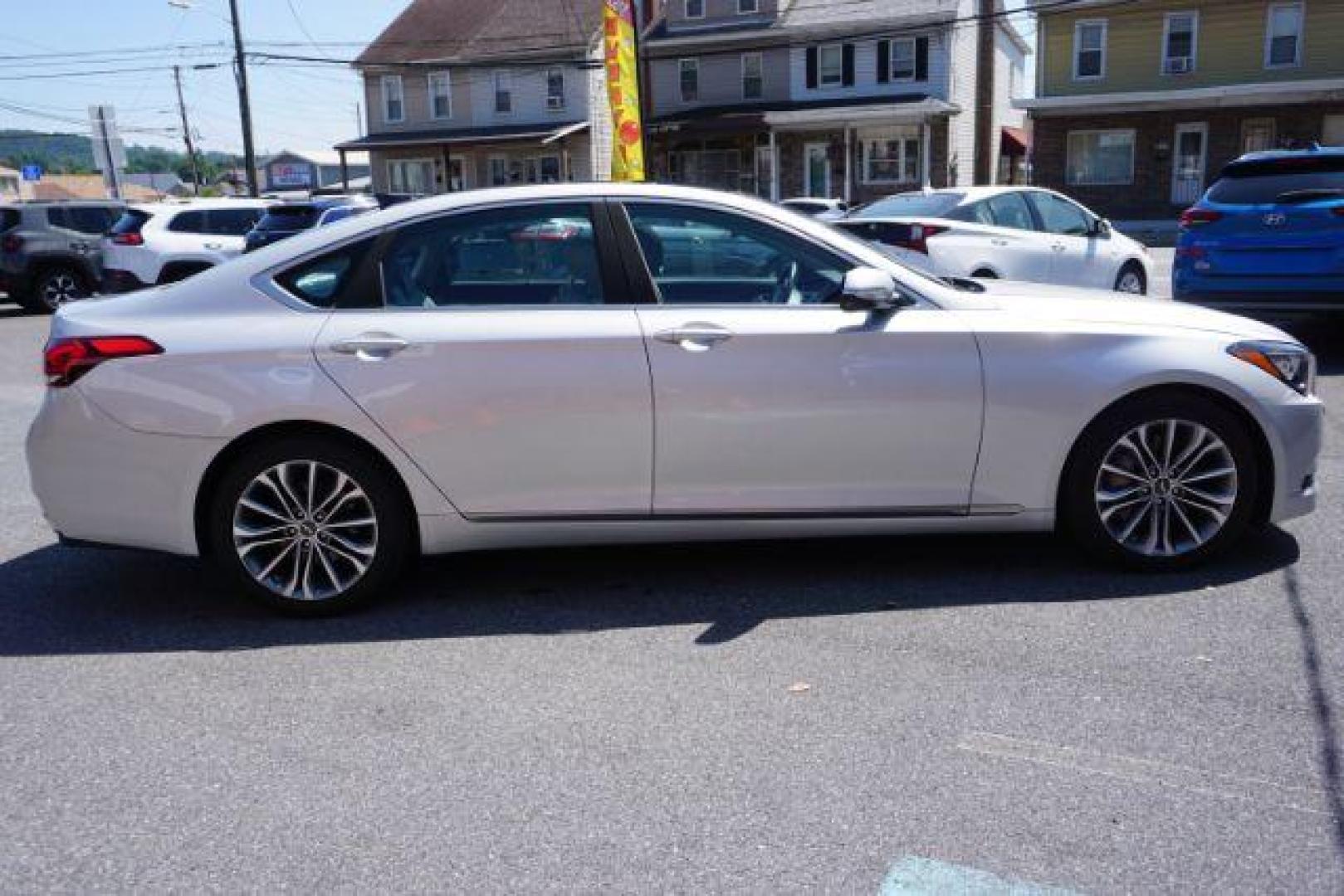 2015 Empire State Gray /Grey Hyundai Genesis 3.8 (KMHGN4JE0FU) with an Lambda 3.8L V-6 gasoline direct injection engine, located at 312 Centre Ave, Schuylkill Haven, PA, 17972, (570) 593-5278, 40.638130, -76.177383 - Photo#8