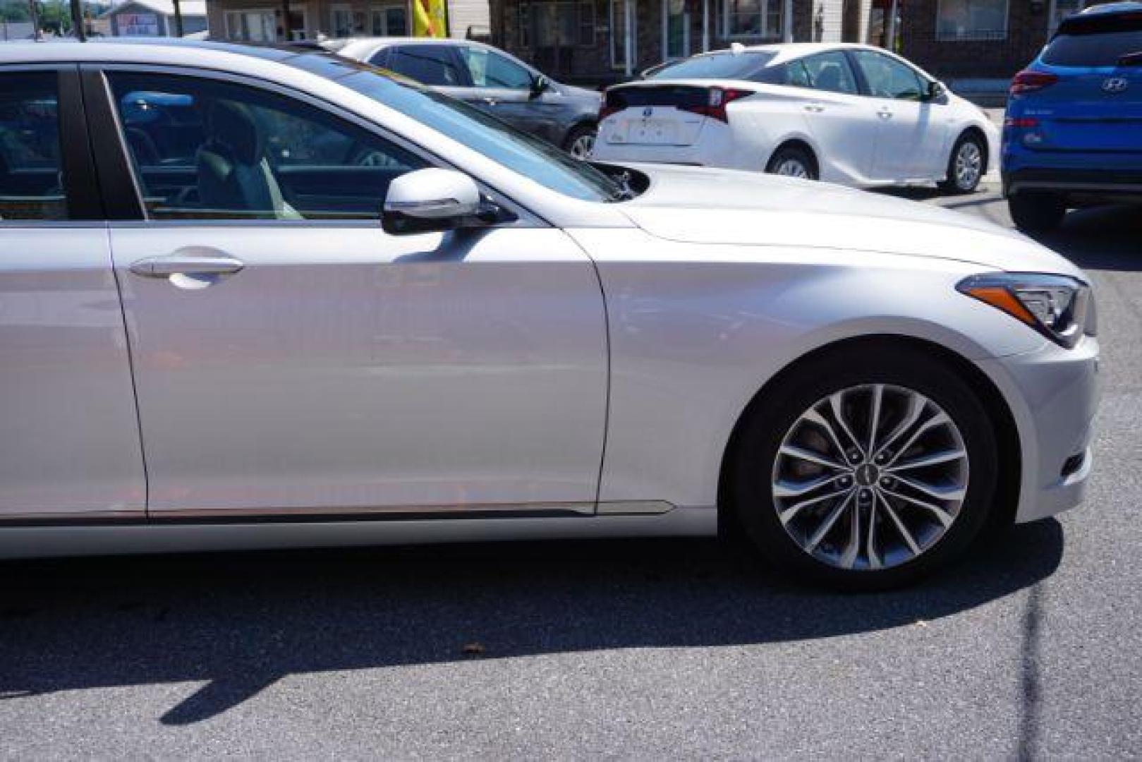 2015 Empire State Gray /Grey Hyundai Genesis 3.8 (KMHGN4JE0FU) with an Lambda 3.8L V-6 gasoline direct injection engine, located at 312 Centre Ave, Schuylkill Haven, PA, 17972, (570) 593-5278, 40.638130, -76.177383 - Photo#9