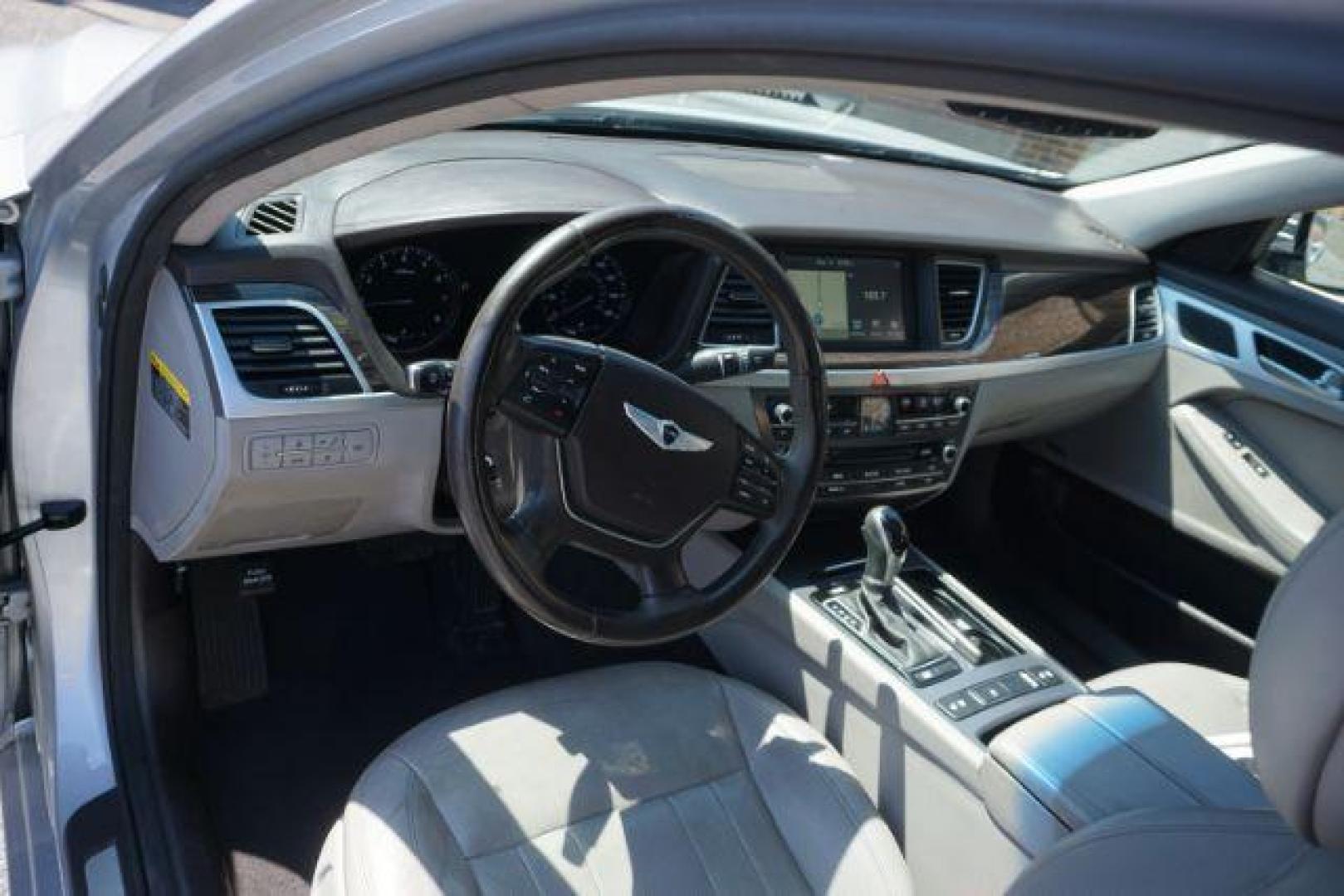 2015 Empire State Gray /Grey Hyundai Genesis 3.8 (KMHGN4JE0FU) with an Lambda 3.8L V-6 gasoline direct injection engine, located at 312 Centre Ave, Schuylkill Haven, PA, 17972, (570) 593-5278, 40.638130, -76.177383 - Photo#15