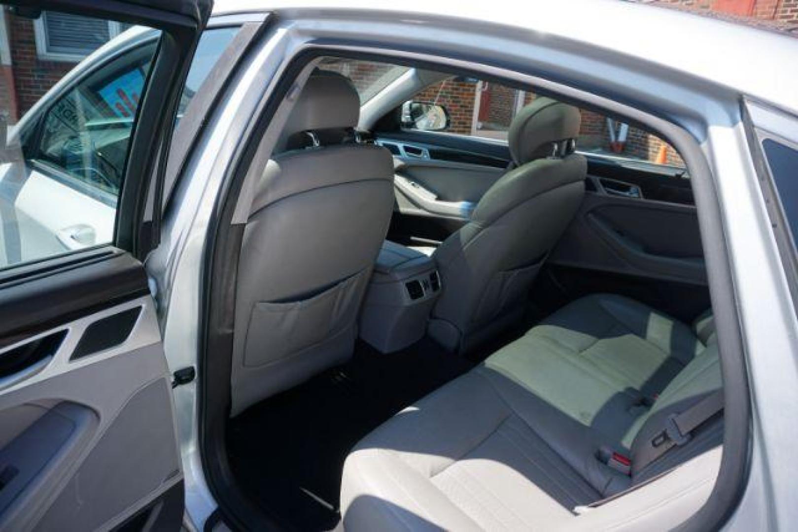 2015 Empire State Gray /Grey Hyundai Genesis 3.8 (KMHGN4JE0FU) with an Lambda 3.8L V-6 gasoline direct injection engine, located at 312 Centre Ave, Schuylkill Haven, PA, 17972, (570) 593-5278, 40.638130, -76.177383 - Photo#18