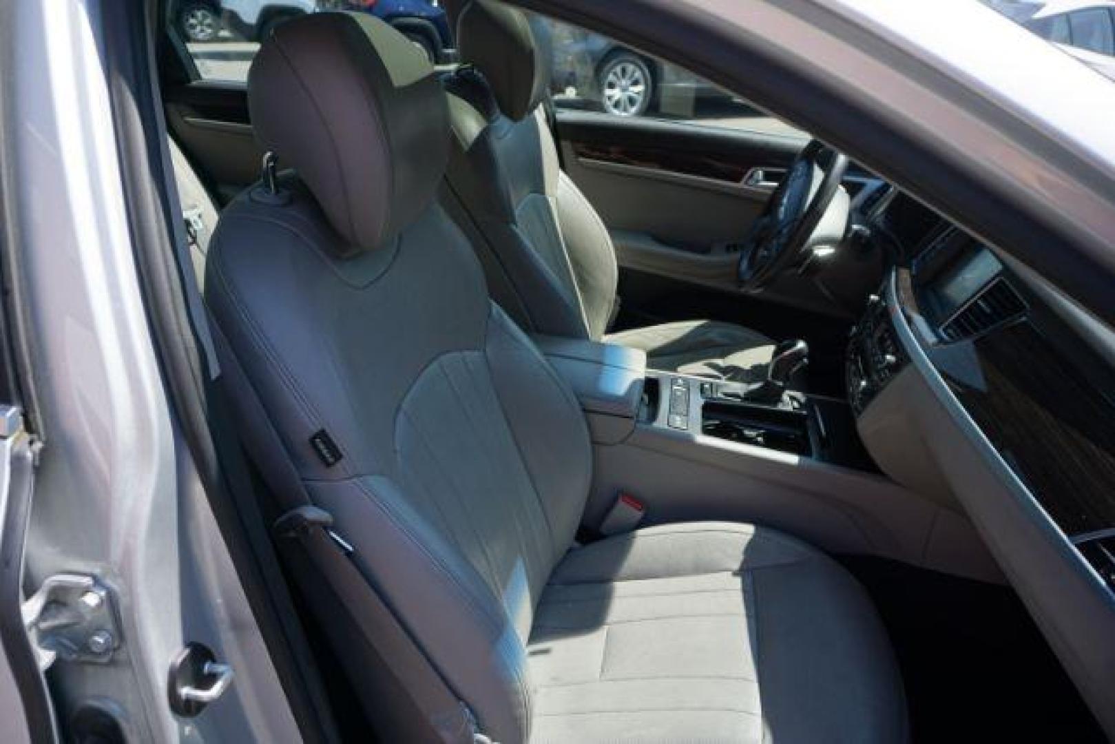 2015 Empire State Gray /Grey Hyundai Genesis 3.8 (KMHGN4JE0FU) with an Lambda 3.8L V-6 gasoline direct injection engine, located at 312 Centre Ave, Schuylkill Haven, PA, 17972, (570) 593-5278, 40.638130, -76.177383 - Photo#26