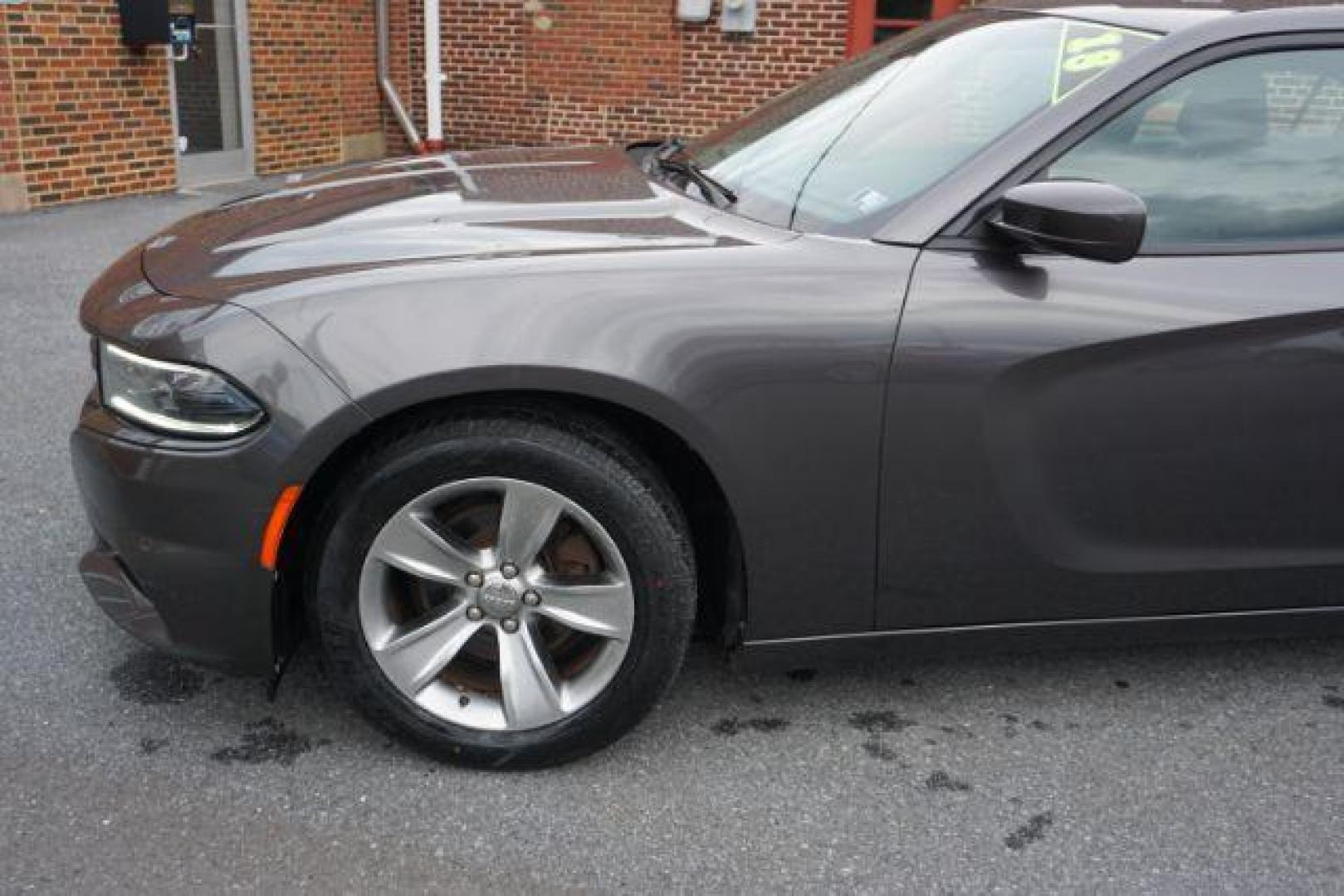 2018 Gray /gray Dodge Charger SXT Plus (2C3CDXHG6JH) with an 3.6L V6 DOHC 24V engine, 8-Speed Automatic transmission, located at 312 Centre Ave, Schuylkill Haven, PA, 17972, (570) 593-5278, 40.638130, -76.177383 - Photo#3
