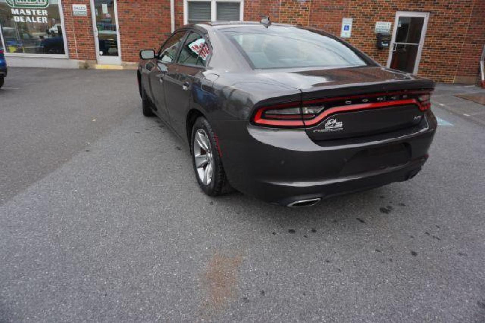 2018 Gray /gray Dodge Charger SXT Plus (2C3CDXHG6JH) with an 3.6L V6 DOHC 24V engine, 8-Speed Automatic transmission, located at 312 Centre Ave, Schuylkill Haven, PA, 17972, (570) 593-5278, 40.638130, -76.177383 - Photo#9