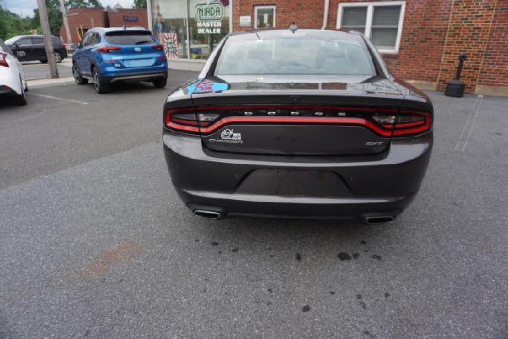 2018 Gray /gray Dodge Charger SXT Plus (2C3CDXHG6JH) with an 3.6L V6 DOHC 24V engine, 8-Speed Automatic transmission, located at 312 Centre Ave, Schuylkill Haven, PA, 17972, (570) 593-5278, 40.638130, -76.177383 - Photo#10