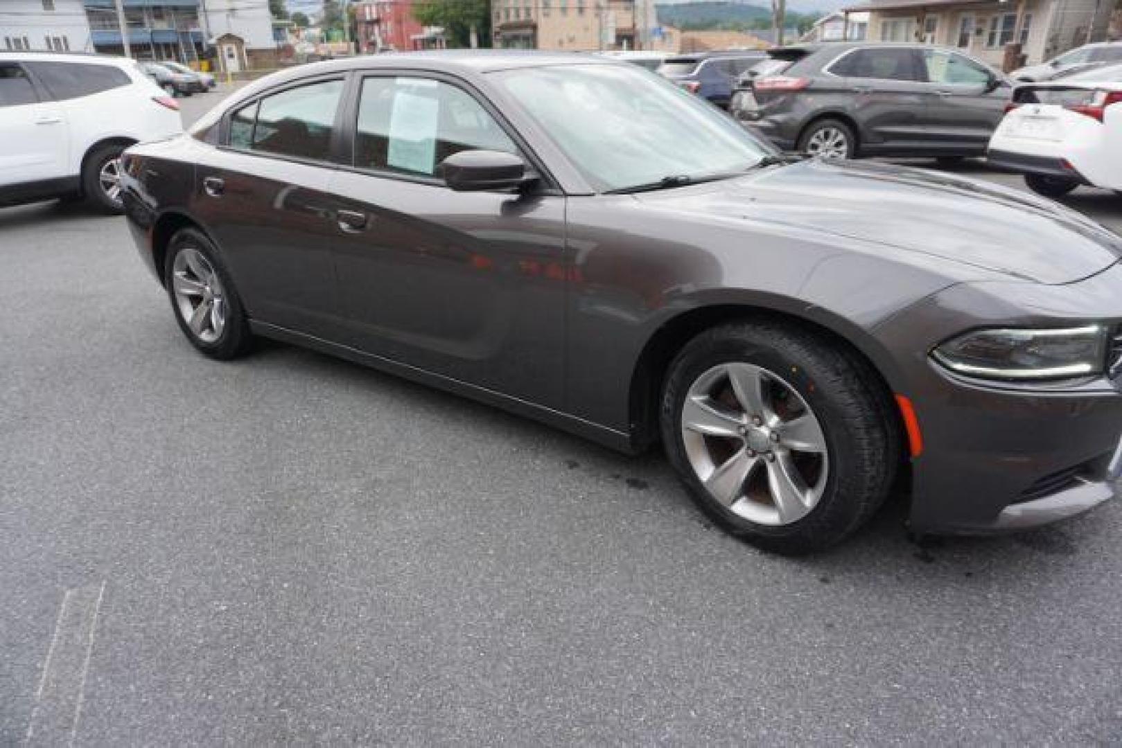 2018 Gray /gray Dodge Charger SXT Plus (2C3CDXHG6JH) with an 3.6L V6 DOHC 24V engine, 8-Speed Automatic transmission, located at 312 Centre Ave, Schuylkill Haven, PA, 17972, (570) 593-5278, 40.638130, -76.177383 - Photo#18