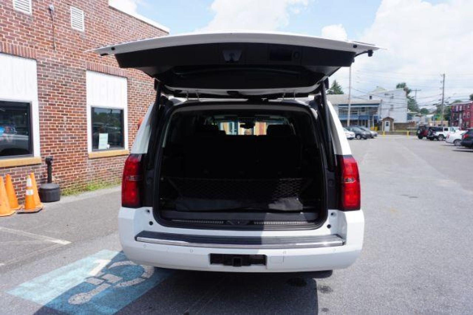 2018 Summit White /Jet Black Chevrolet Suburban Premier (1GNSKJKC3JR) with an EcoTec3 5.3L V-8 gasoline direct injection engine, located at 312 Centre Ave, Schuylkill Haven, PA, 17972, (570) 593-5278, 40.638130, -76.177383 - Photo#42
