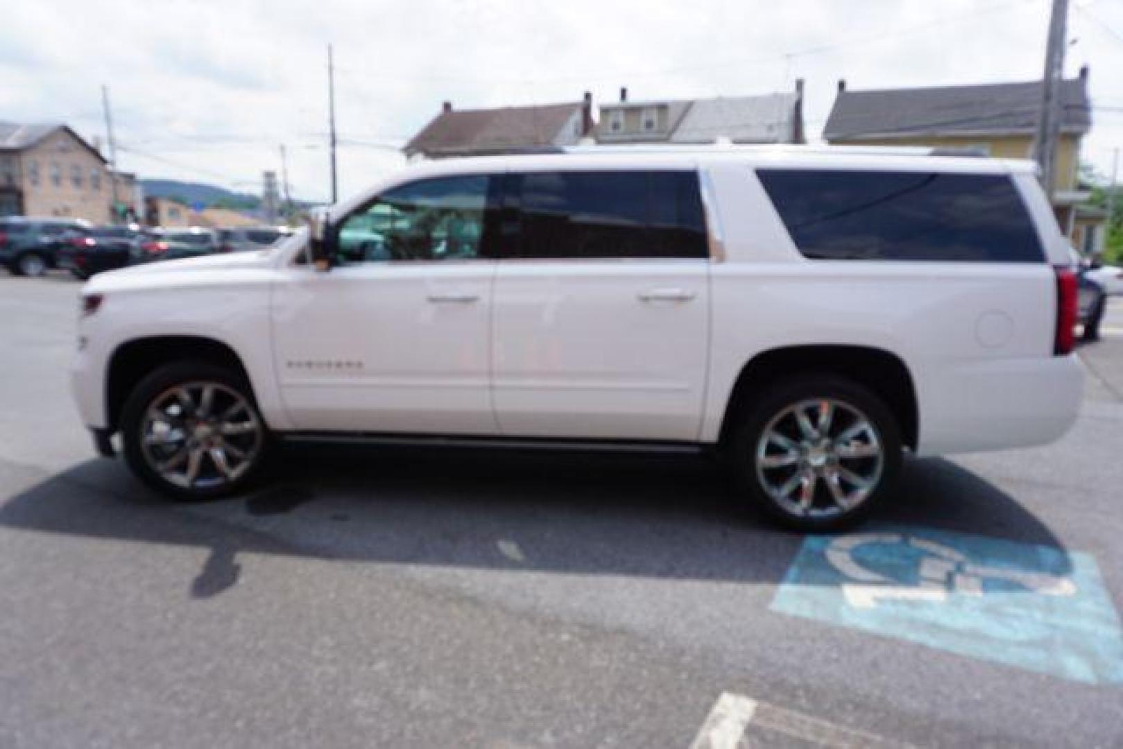 2018 Summit White /Jet Black Chevrolet Suburban Premier (1GNSKJKC3JR) with an EcoTec3 5.3L V-8 gasoline direct injection engine, located at 312 Centre Ave, Schuylkill Haven, PA, 17972, (570) 593-5278, 40.638130, -76.177383 - Photo#48