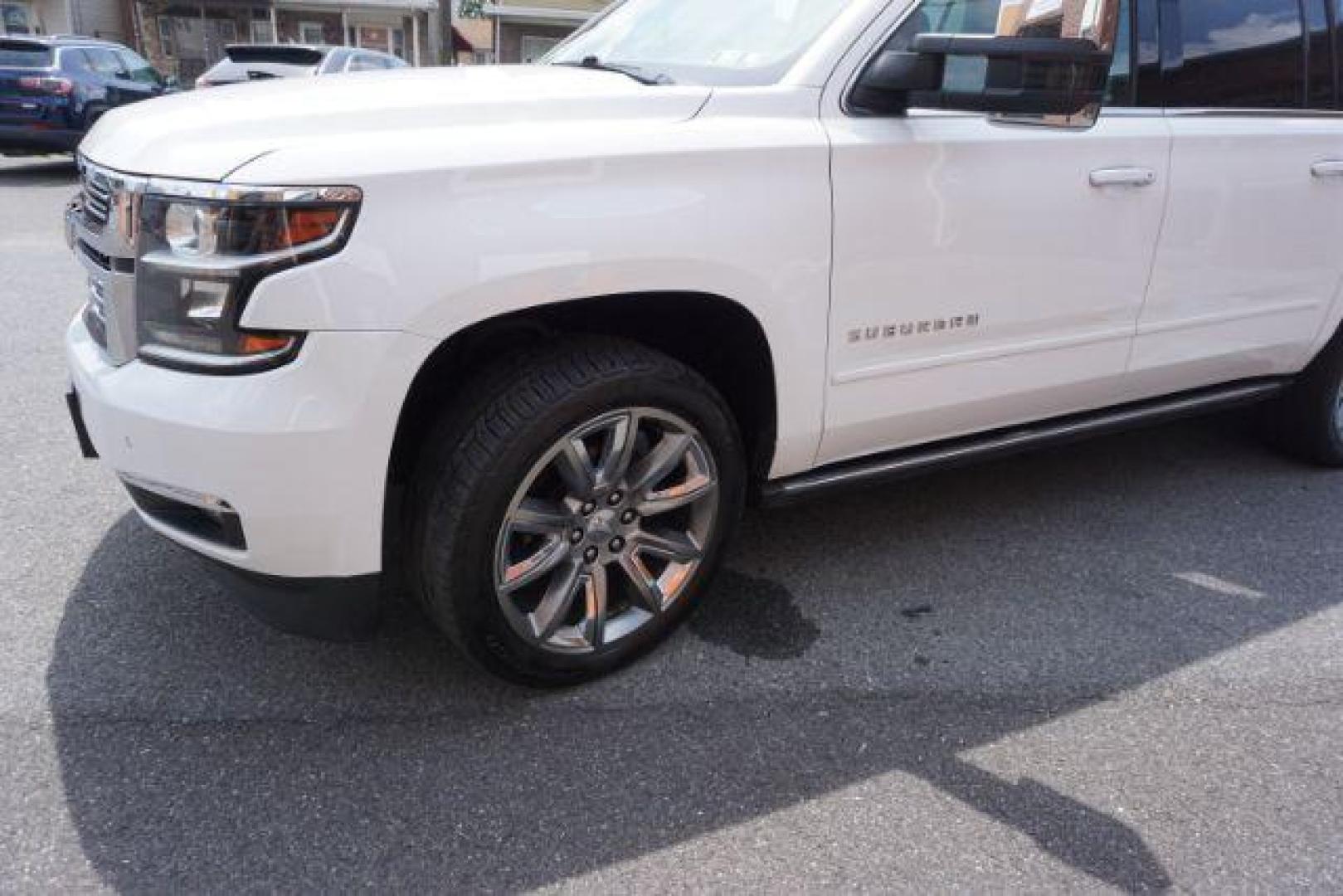 2018 Summit White /Jet Black Chevrolet Suburban Premier (1GNSKJKC3JR) with an EcoTec3 5.3L V-8 gasoline direct injection engine, located at 312 Centre Ave, Schuylkill Haven, PA, 17972, (570) 593-5278, 40.638130, -76.177383 - Photo#50