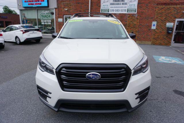 2022 Crystal White Pearl /Gray Subaru Ascent Onyx Edition (4S4WMAJD5N3) with an 2.4L H-4 gasoline direct injection engine, located at 312 Centre Ave, Schuylkill Haven, PA, 17972, (570) 593-5278, 40.638130, -76.177383 - Photo#1