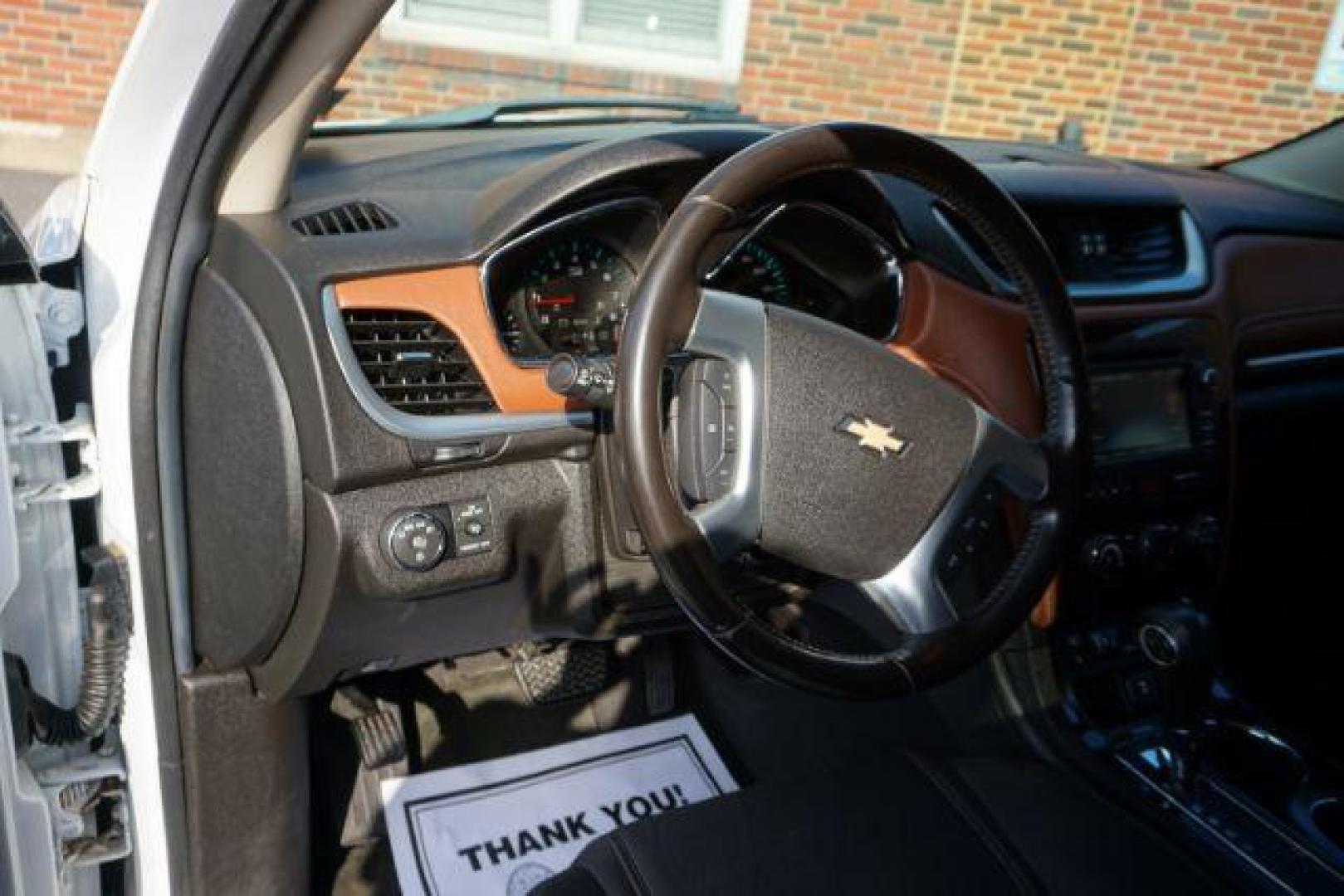 2016 Summit White /Dark Titanium/Light Titanium Chevrolet Traverse 1LT (1GNKVGKD3GJ) with an 3.6L V-6 gasoline direct injection engine, located at 312 Centre Ave, Schuylkill Haven, PA, 17972, (570) 593-5278, 40.638130, -76.177383 - Photo#26