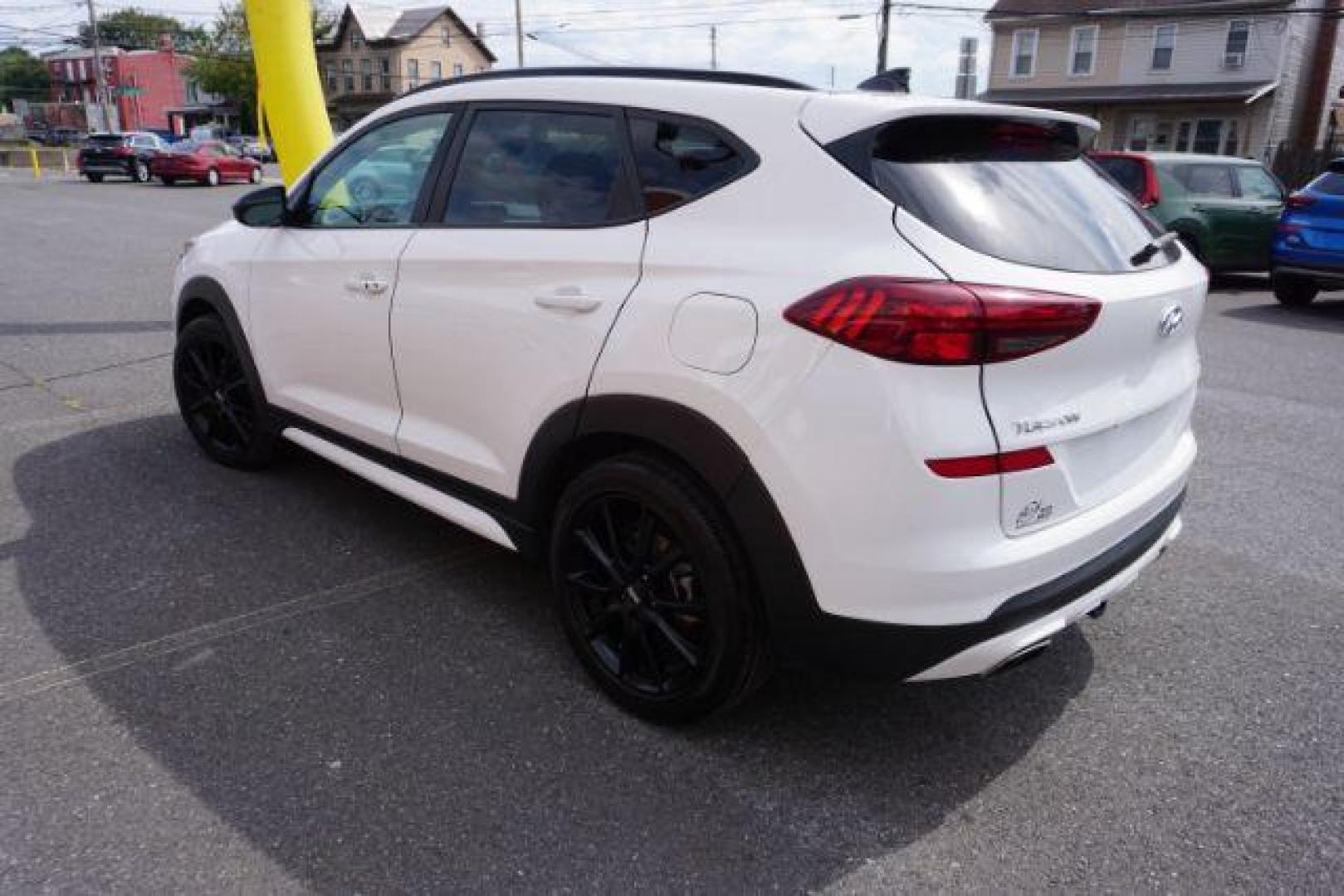 2019 Dazzling White /Black Hyundai Tucson Night (KM8J3CAL0KU) with an Theta 2.4L I-4 gasoline direct injection engine, located at 312 Centre Ave, Schuylkill Haven, PA, 17972, (570) 593-5278, 40.638130, -76.177383 - Photo#7