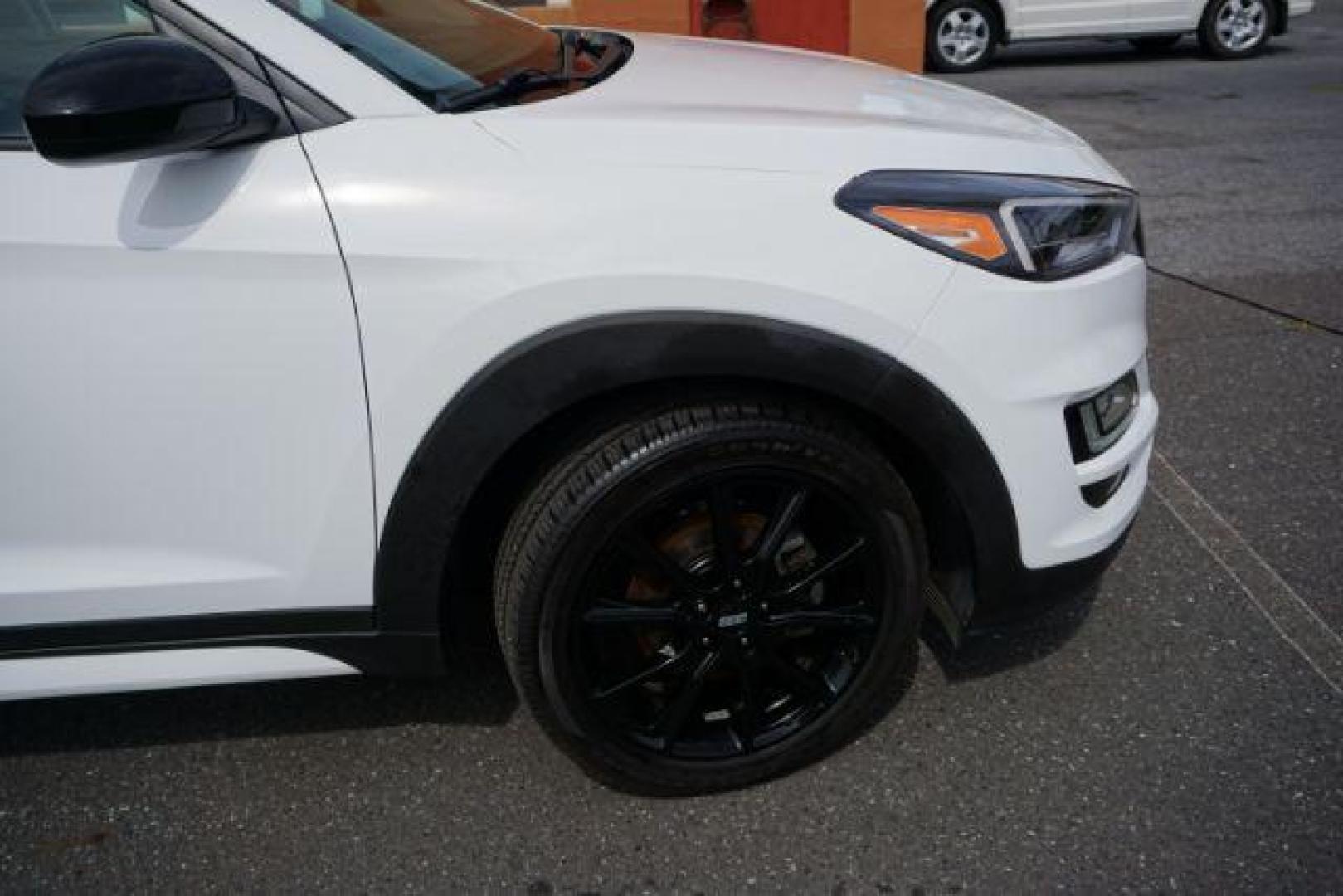 2019 Dazzling White /Black Hyundai Tucson Night (KM8J3CAL0KU) with an Theta 2.4L I-4 gasoline direct injection engine, located at 312 Centre Ave, Schuylkill Haven, PA, 17972, (570) 593-5278, 40.638130, -76.177383 - Photo#14