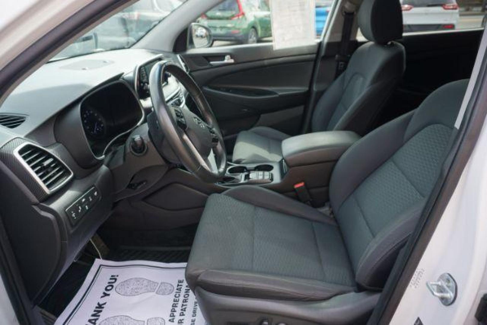 2019 Dazzling White /Black Hyundai Tucson Night (KM8J3CAL0KU) with an Theta 2.4L I-4 gasoline direct injection engine, located at 312 Centre Ave, Schuylkill Haven, PA, 17972, (570) 593-5278, 40.638130, -76.177383 - Photo#23