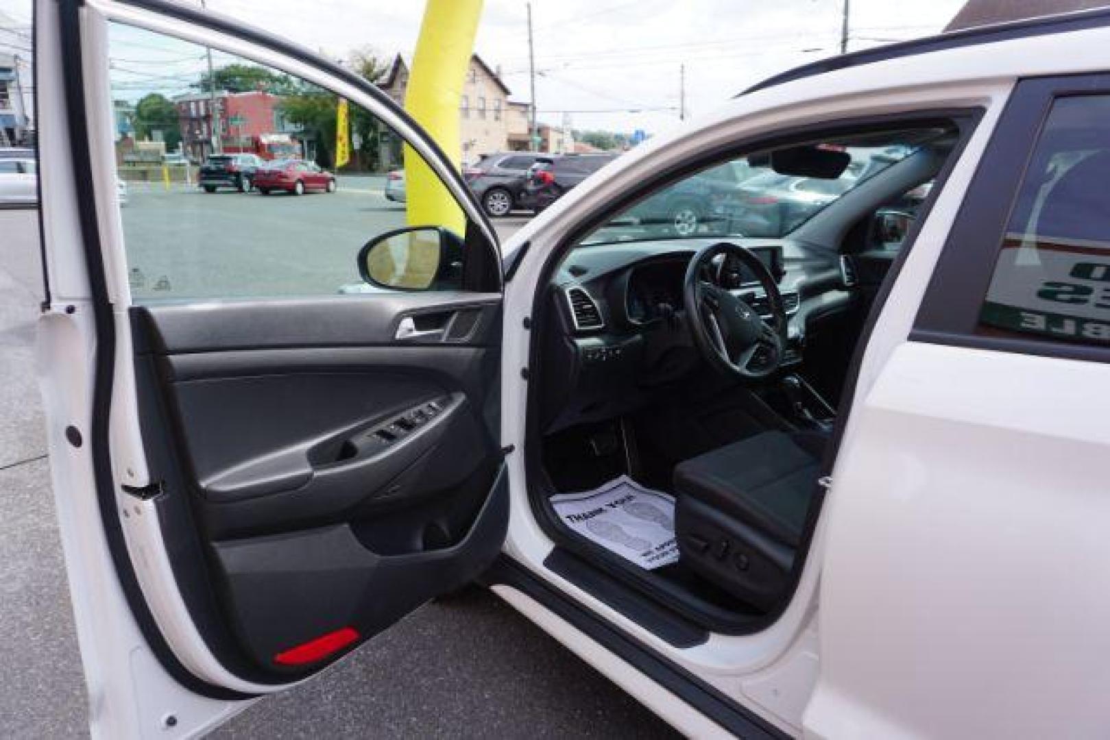 2019 Dazzling White /Black Hyundai Tucson Night (KM8J3CAL0KU) with an Theta 2.4L I-4 gasoline direct injection engine, located at 312 Centre Ave, Schuylkill Haven, PA, 17972, (570) 593-5278, 40.638130, -76.177383 - Photo#28