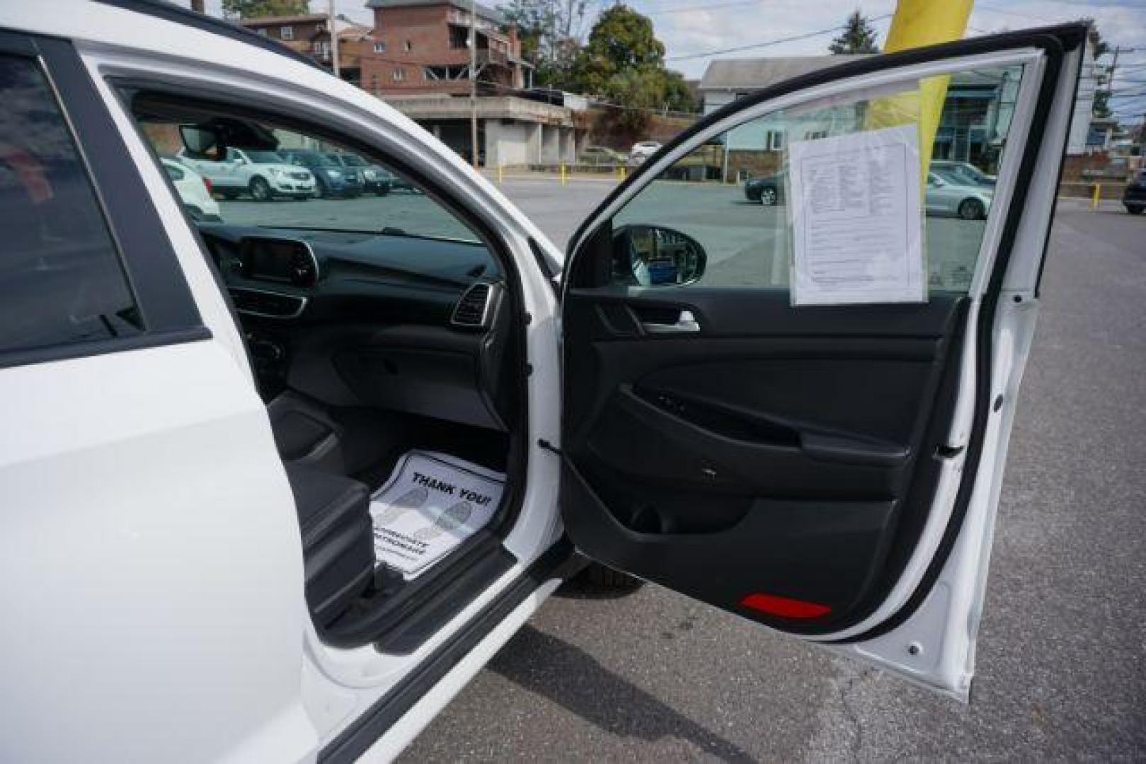 2019 Dazzling White /Black Hyundai Tucson Night (KM8J3CAL0KU) with an Theta 2.4L I-4 gasoline direct injection engine, located at 312 Centre Ave, Schuylkill Haven, PA, 17972, (570) 593-5278, 40.638130, -76.177383 - Photo#45