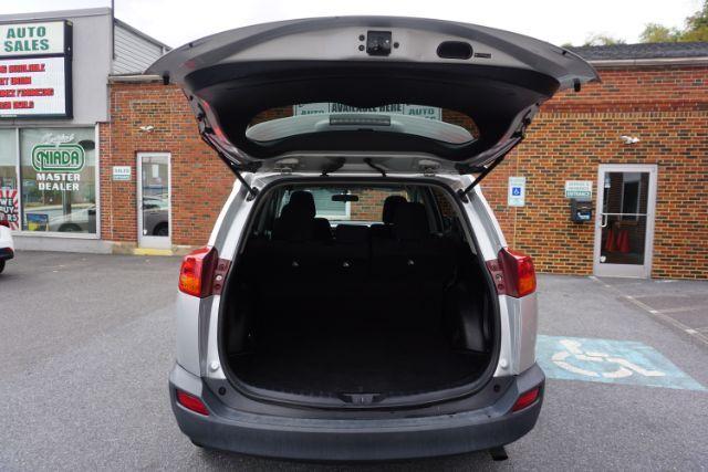 2013 Magnetic Gray Pearl /Black Toyota RAV4 XLE (2T3RFREV2DW) with an 2.5L I-4 DOHC engine, located at 312 Centre Ave, Schuylkill Haven, PA, 17972, (570) 593-5278, 40.638130, -76.177383 - Photo#36