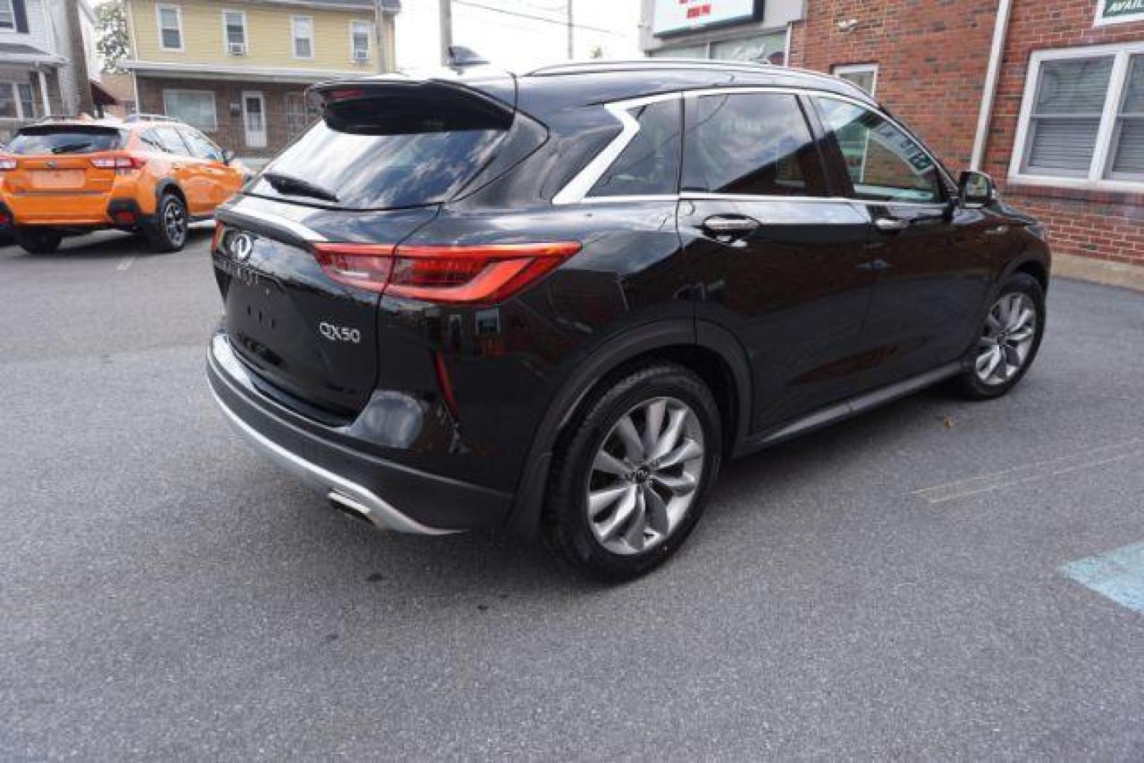2020 Black Obsidian /Graphite INFINITI QX50 LUXE AWD (3PCAJ5M31LF) with an VC-Turbo 2L I-4 port/direct injection engine, located at 312 Centre Ave, Schuylkill Haven, PA, 17972, (570) 593-5278, 40.638130, -76.177383 - Photo#10